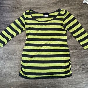 Emo striped t shirt